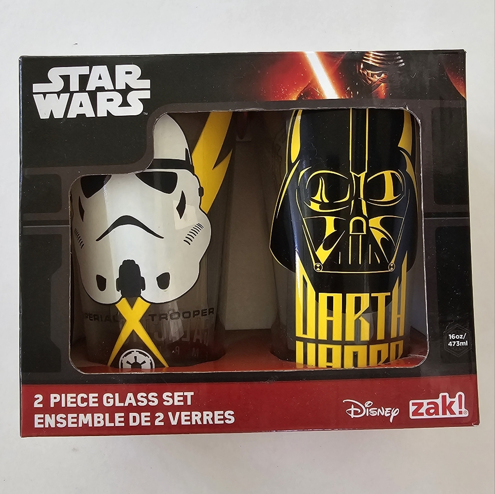 🥛 Disney Star Wars Glass Set